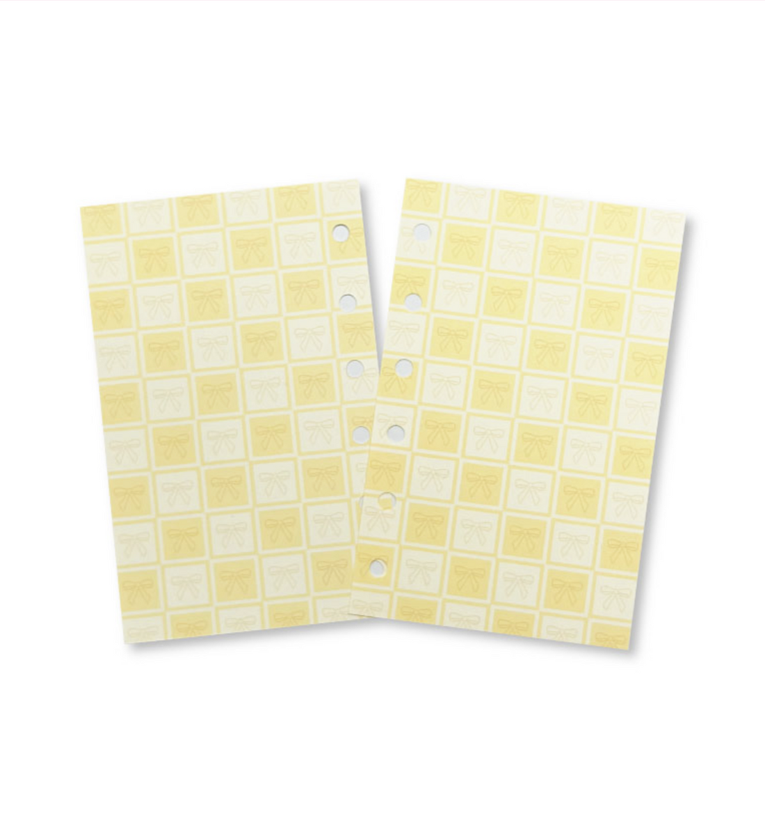 A7 Ribbon Pattern Paper Refill [Yellow]