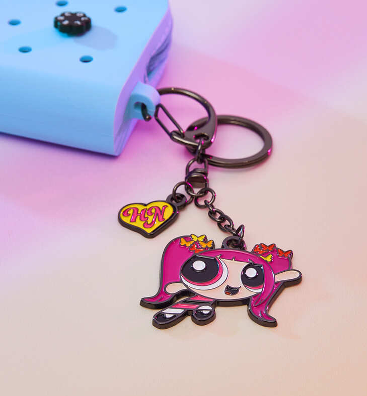 The PowerPuff Girl x NewJeans Metal Keyring [Limited Edition]