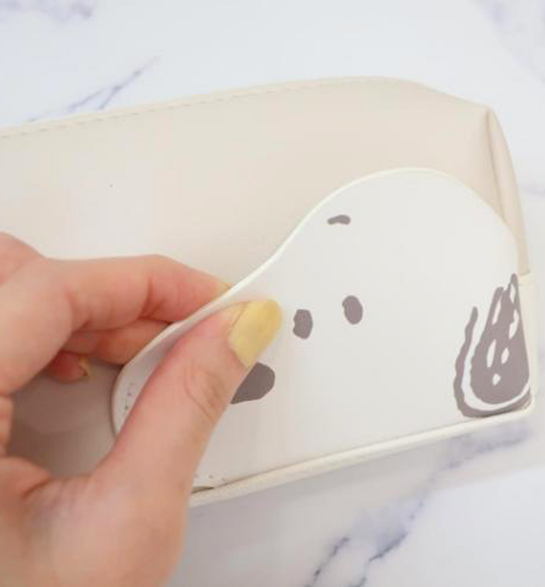 [JAPAN] Peanuts Snoopy Face Pencil Case