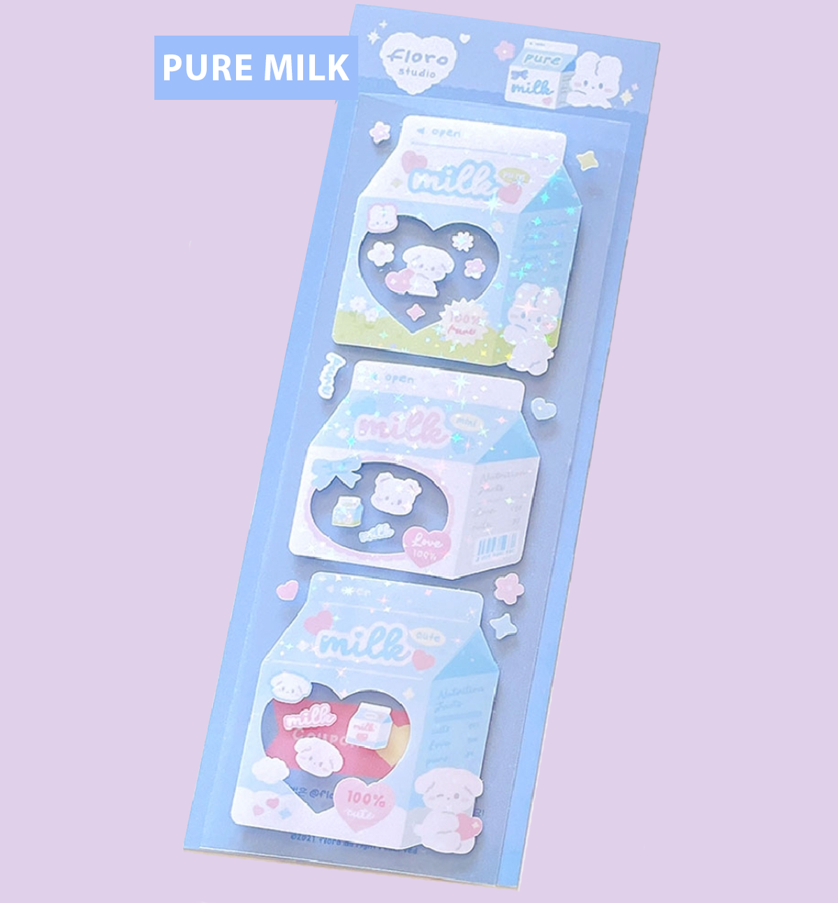 Milk Frame Seal Sticker