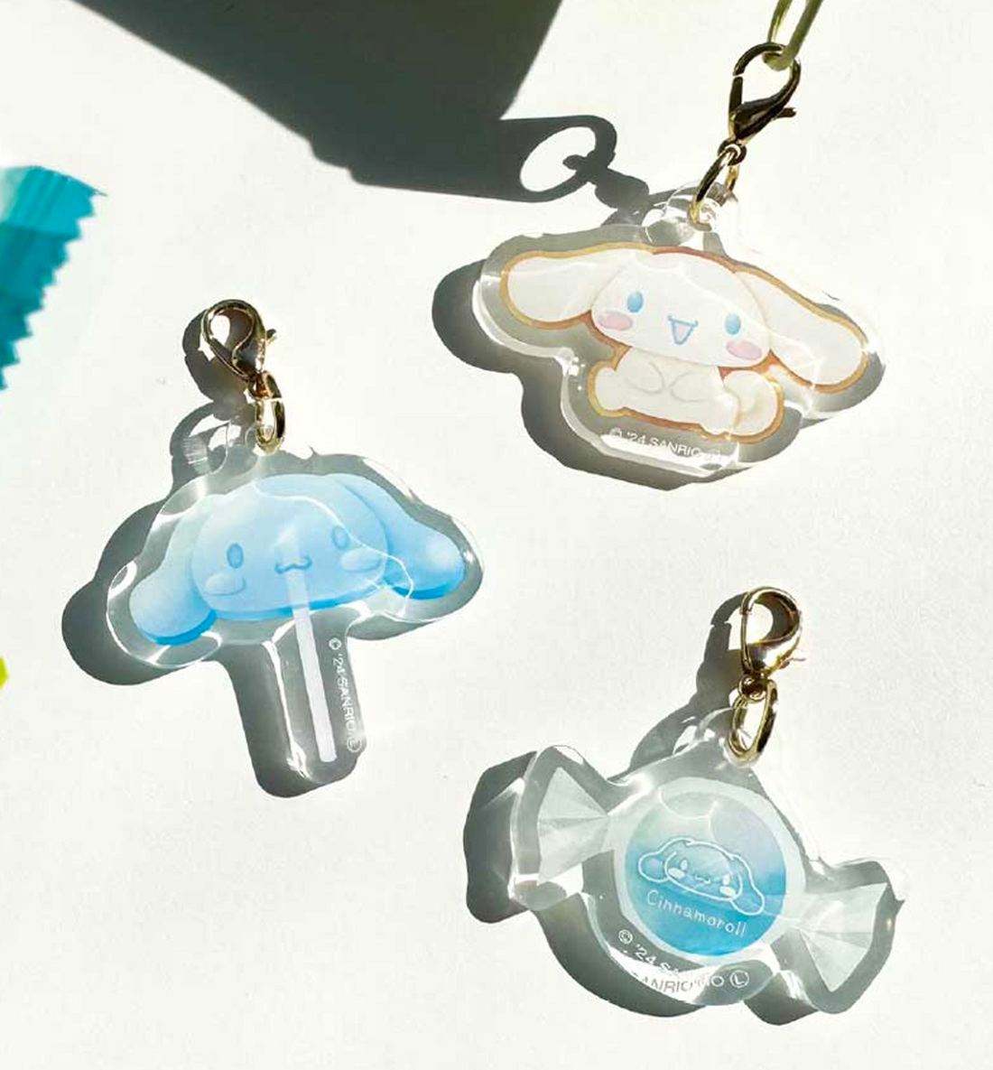 Sanrio Sankoichi Lollipop Acrylic Charm Keyring [Cinnamoroll]