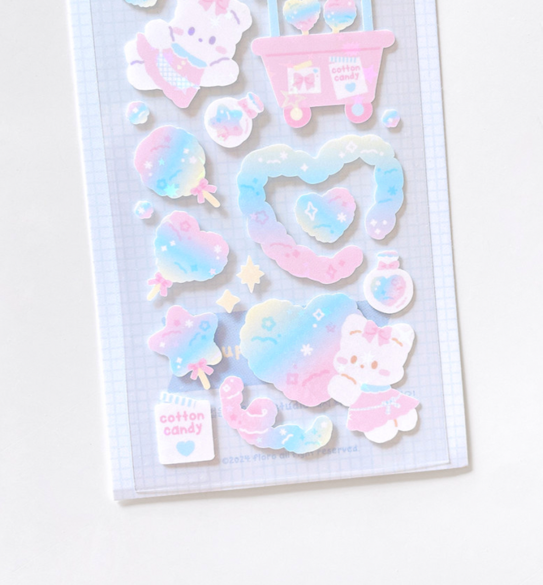 Cotton Candy Deco Seal Sticker