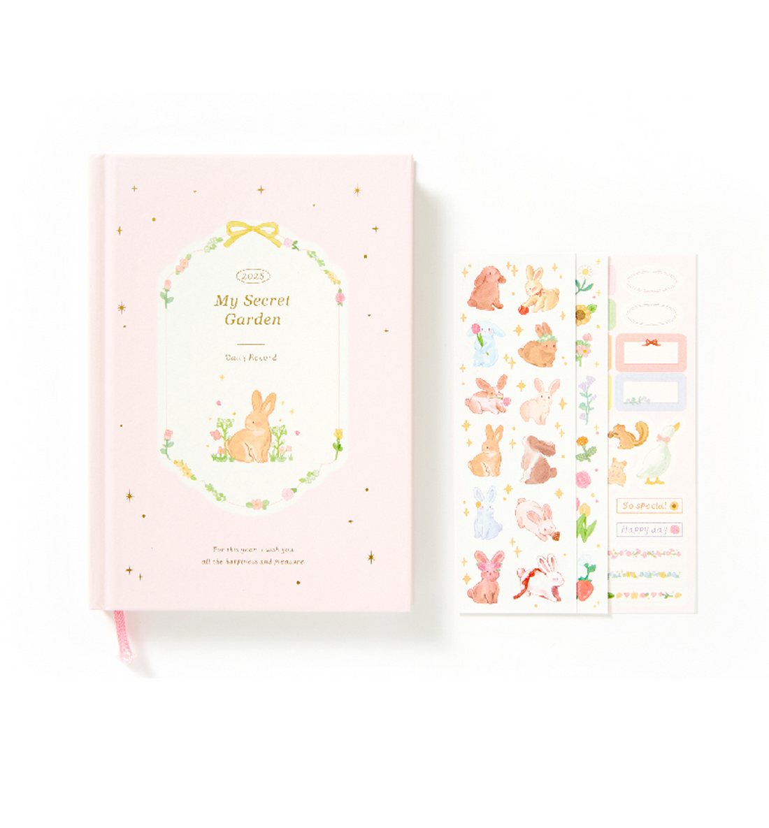 2025 My Secret Garden Weekly Planner [Pink]