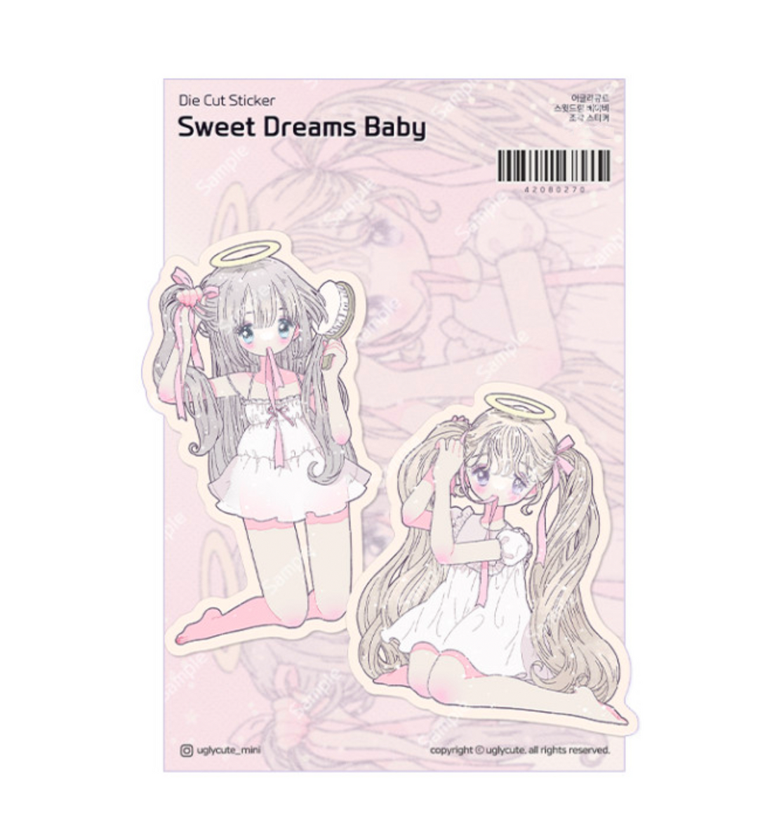 Sweet Dream Baby Die-Cut Sticker