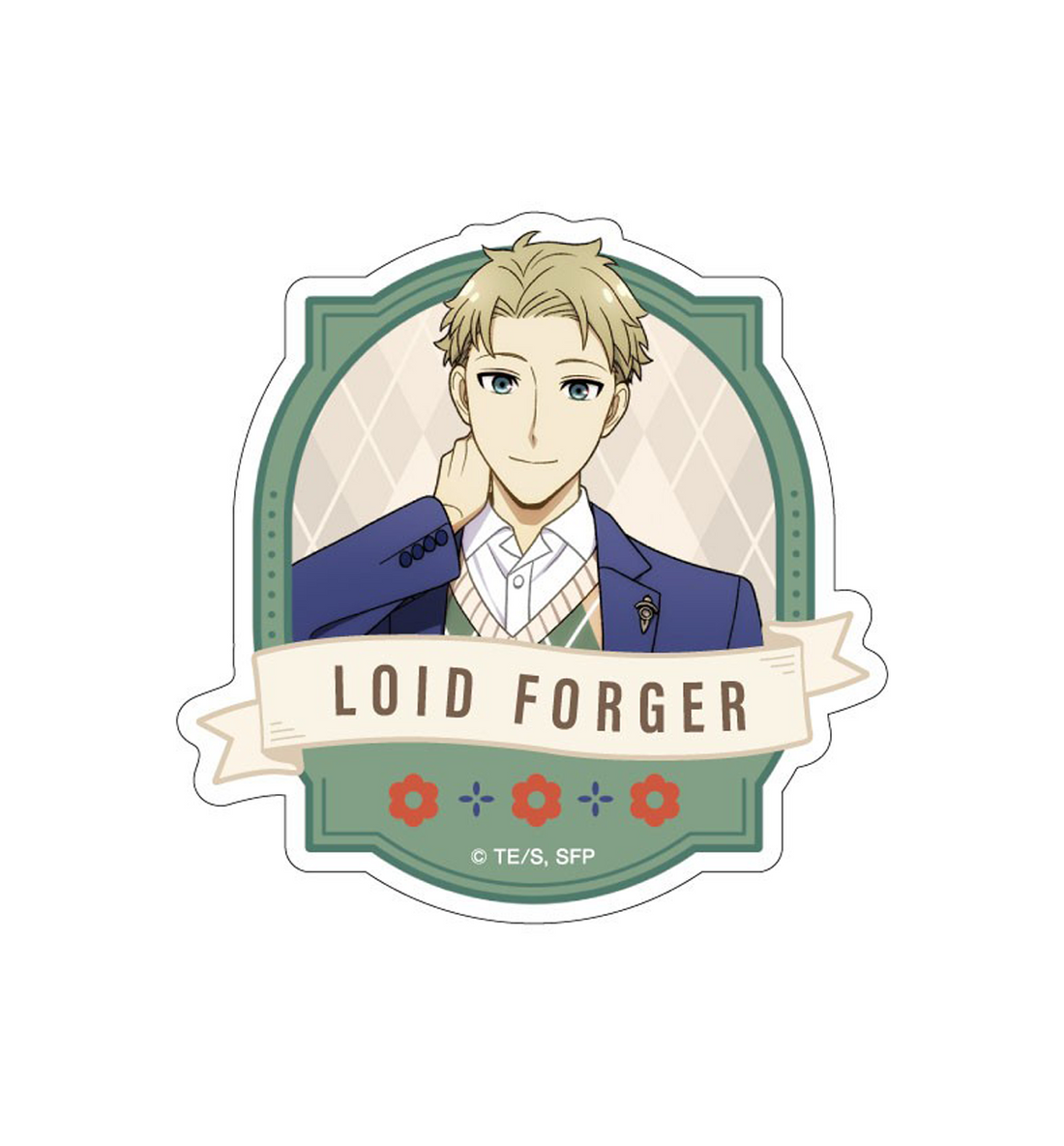 Spy x Family Acrylic Paper Clip [Loid Forger Argyle ]