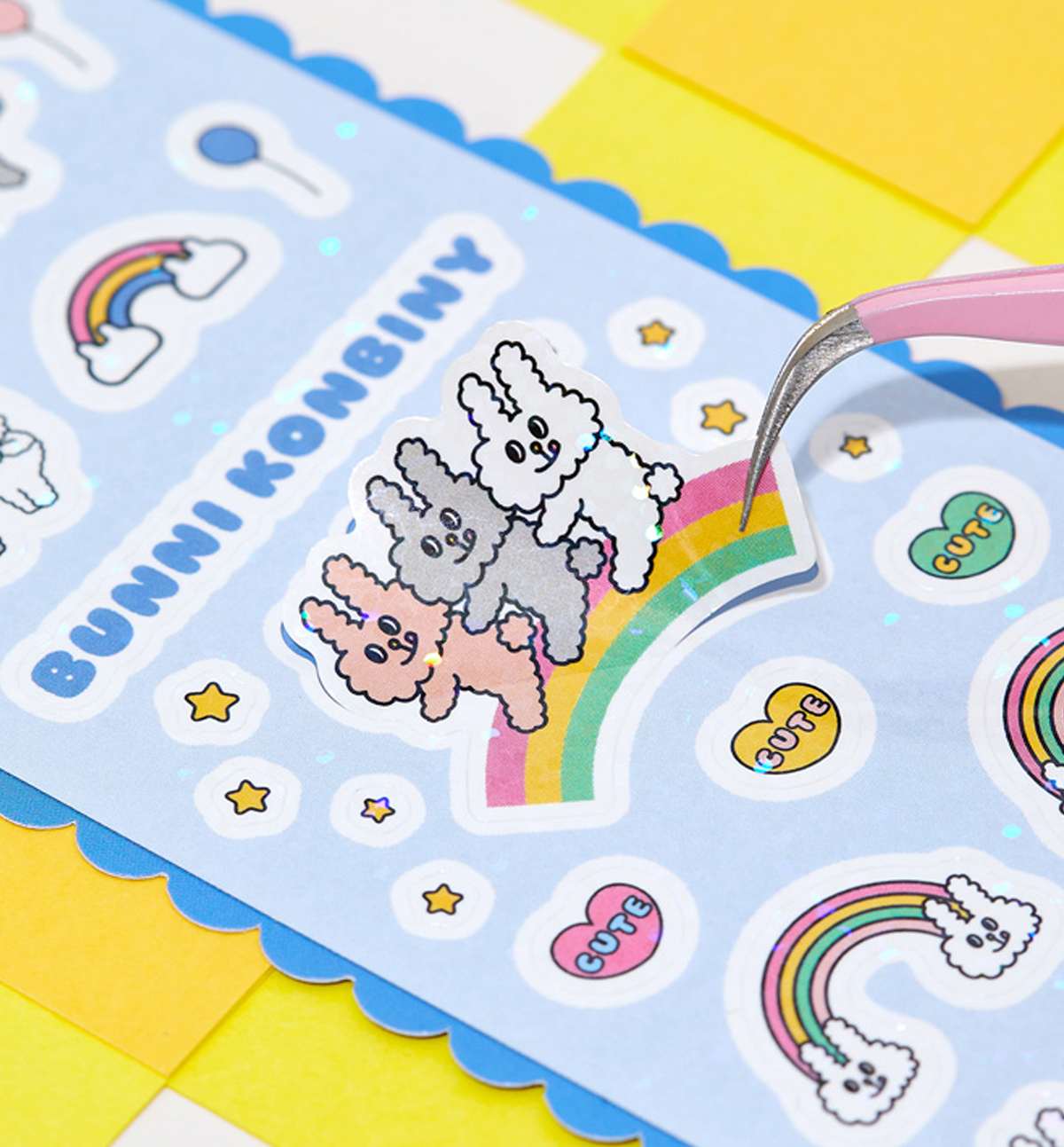 Bunni Konbiny Seal Sticker [3 Designs]