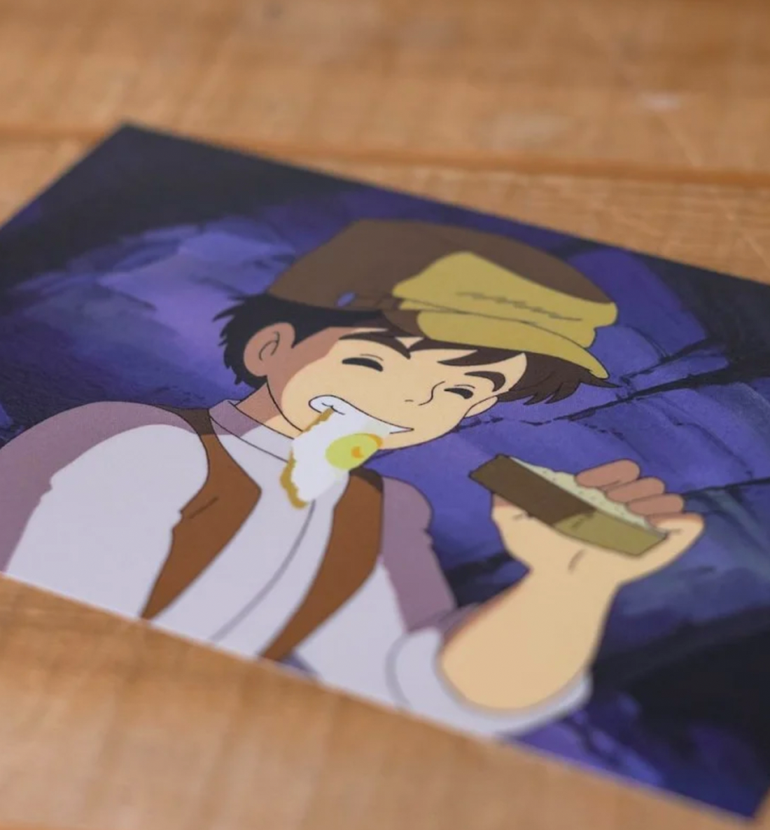 Castle In The Sky Postcard [Pazu Snack]