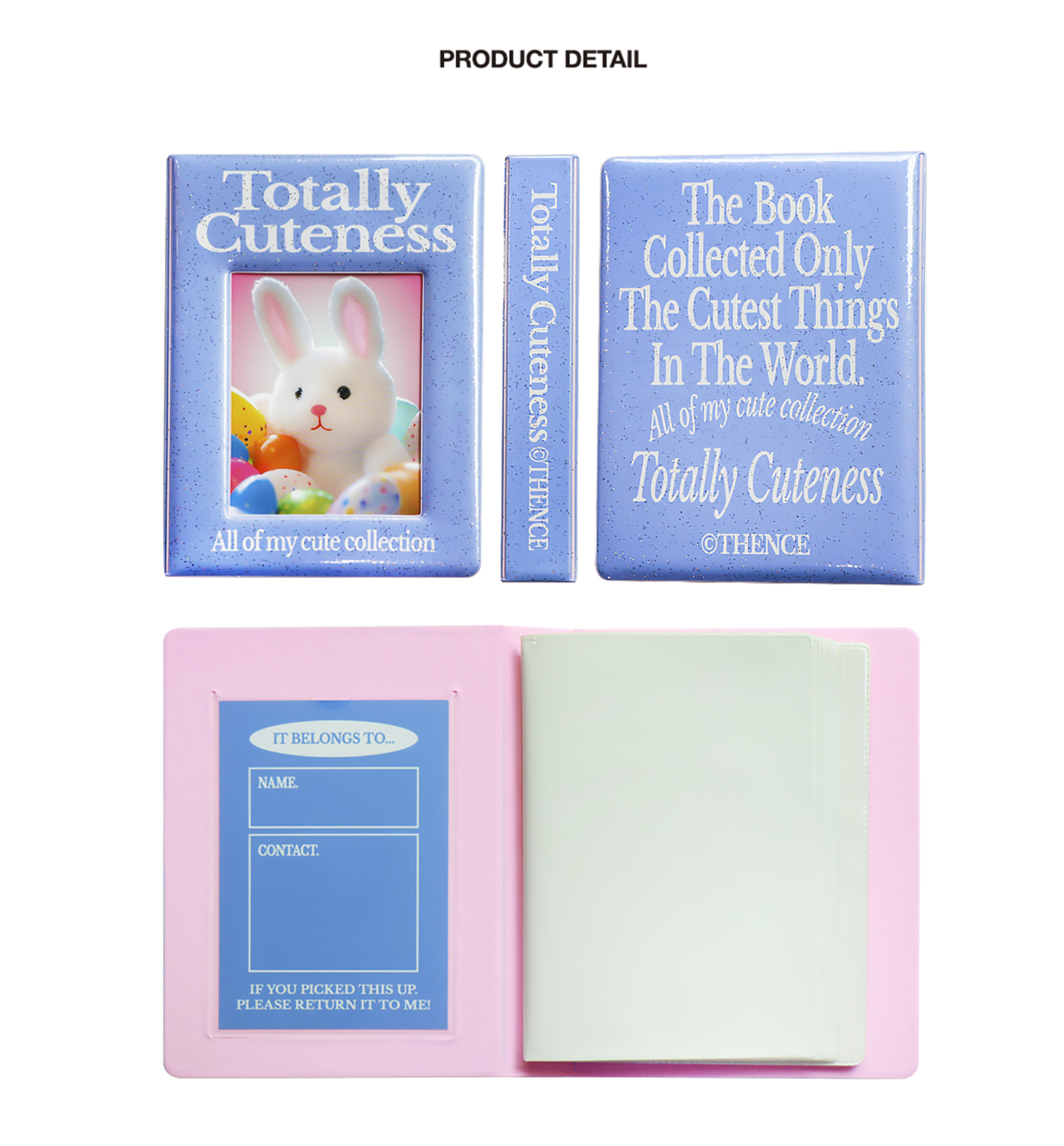 Bunny Glitter Collect Book [4x6]