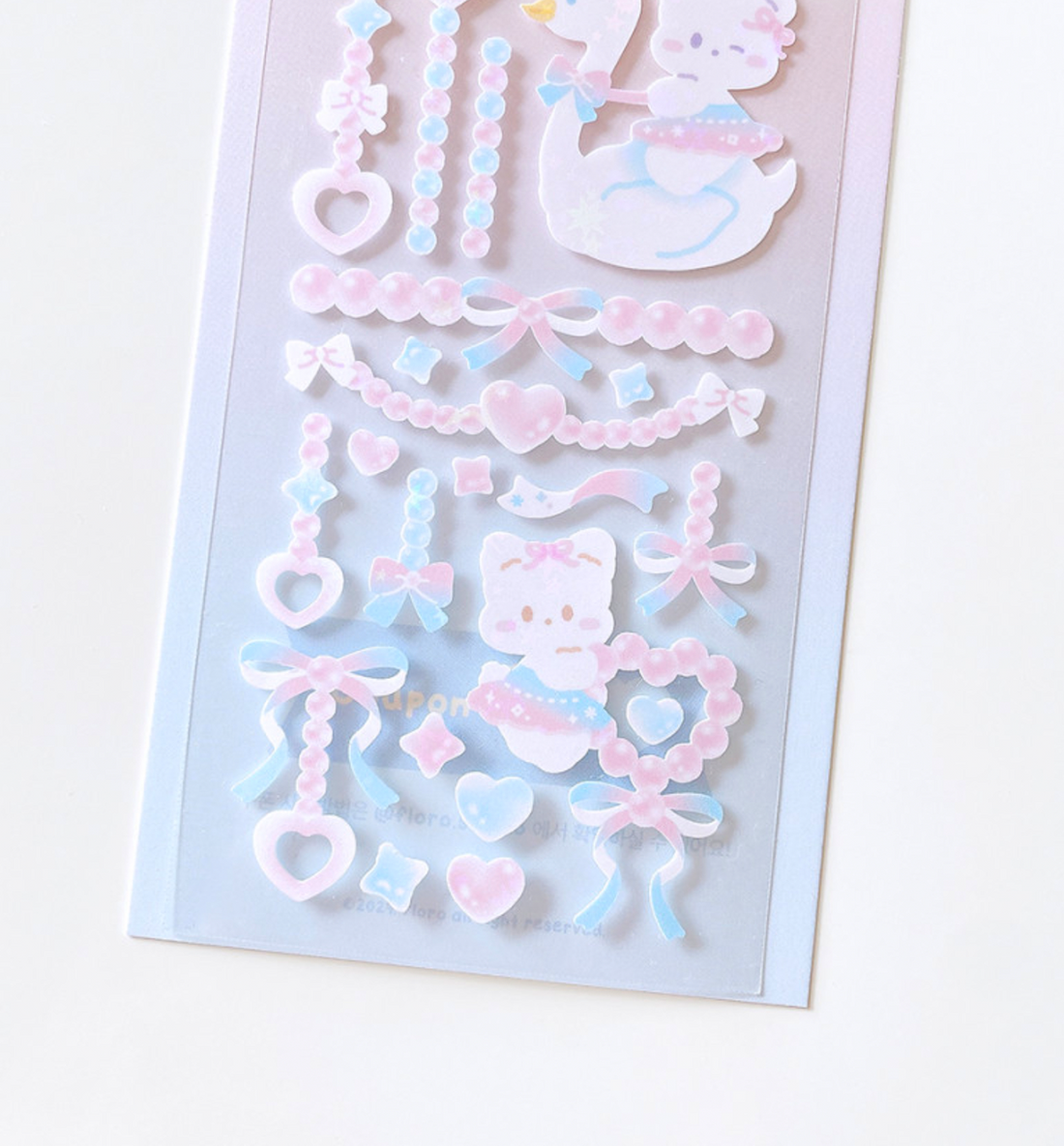 Swan Deco Seal Sticker