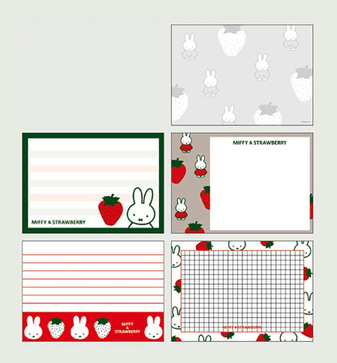 A6 Miffy Memopad [Strawberry]