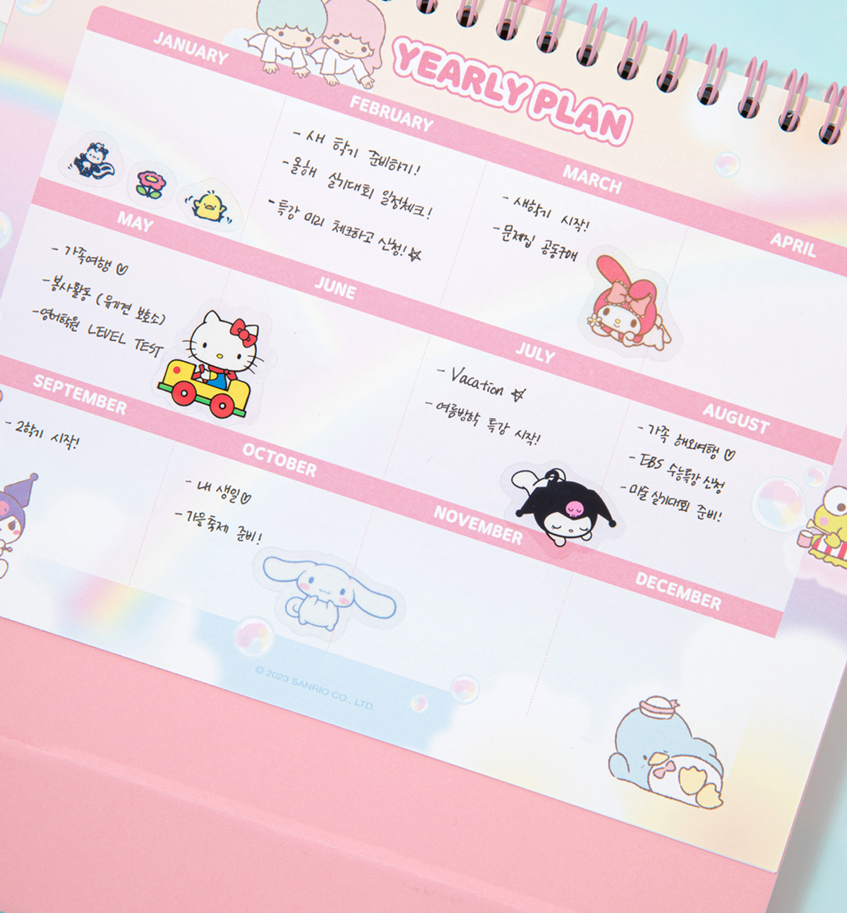 Sanrio Characters 2024 Daily Wall Calendar