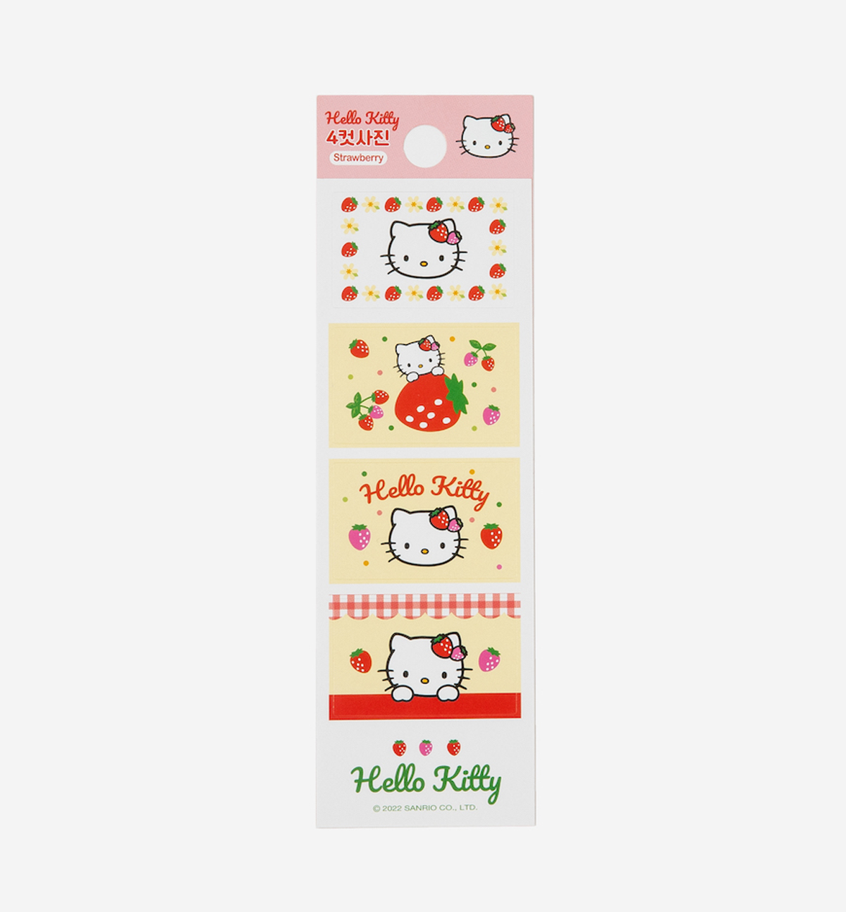 Hello Kitty Photocard Frame & Sticker Ver.2 [Strawberry]