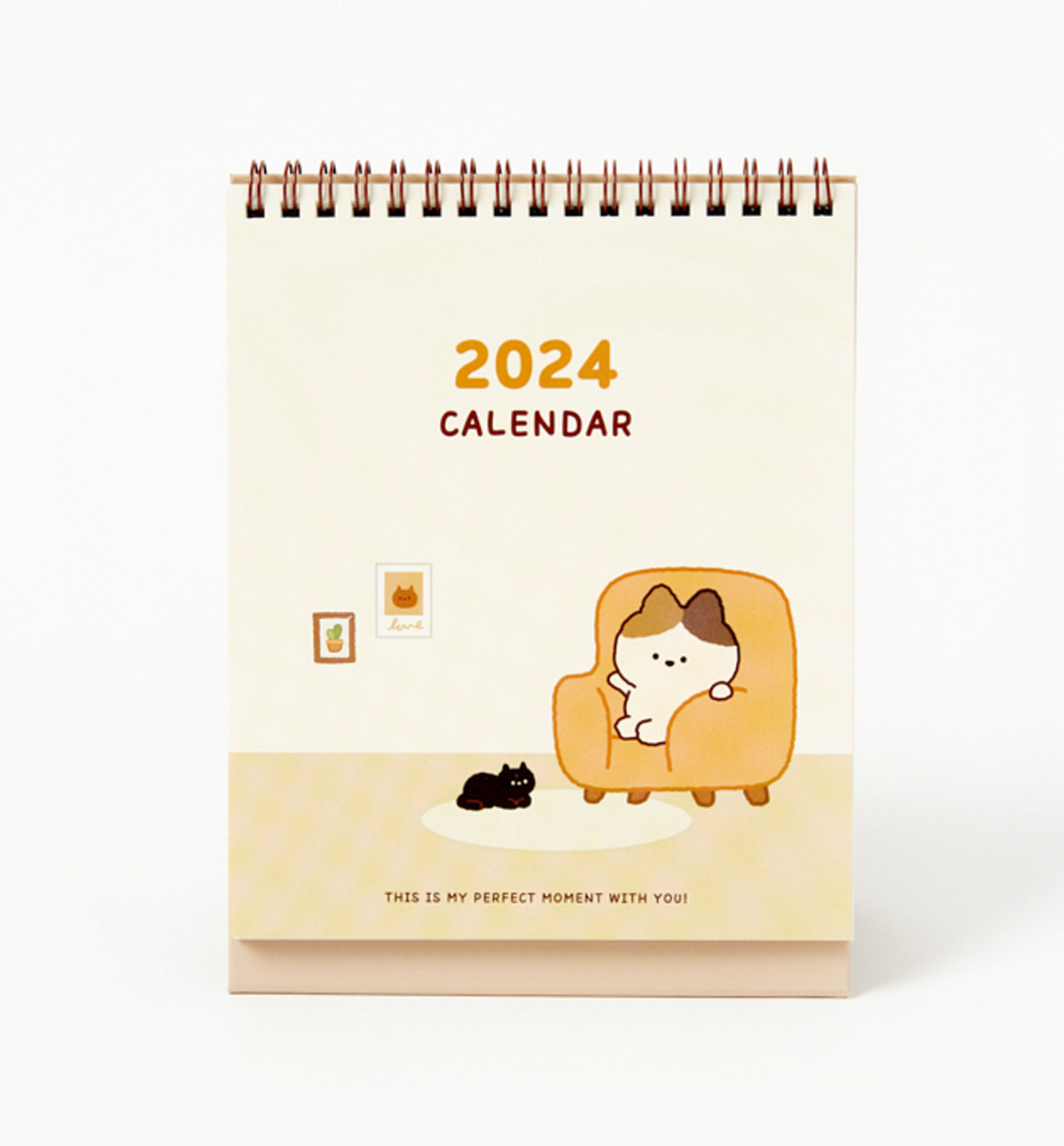 2024 Kitty On The Sofa Desk Calendar