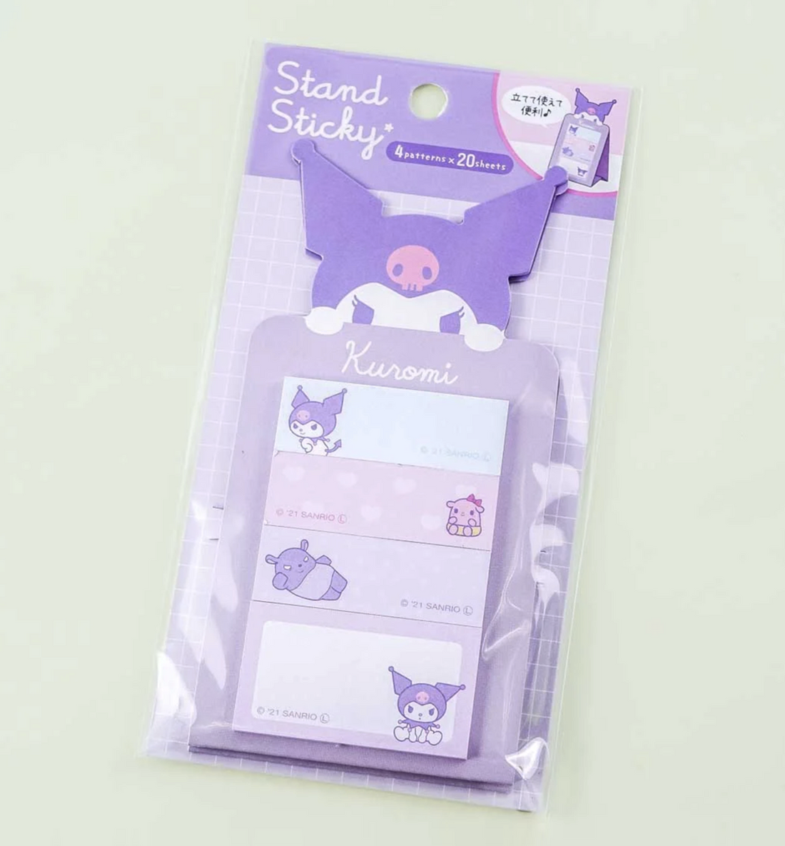 Sanrio Stand Sticky Memopad [Kuromi]