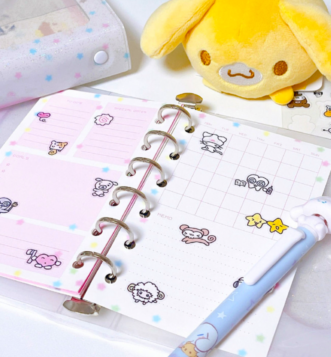 A7 Sugar Star Schedule Paper Refill Set