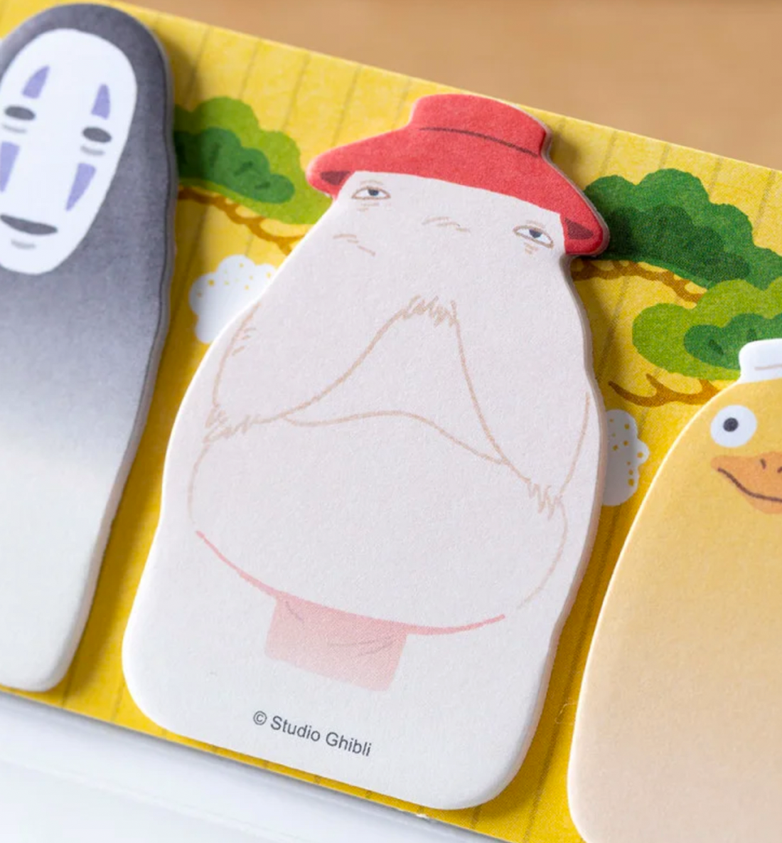 Spirited Away No Face Sticky Memo Set [3 Die-cut Sticky Patterns]