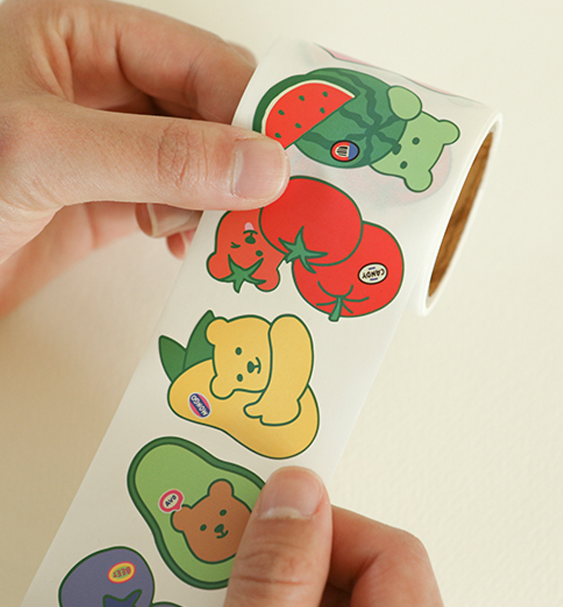 Jelly Bear Roll Sticker [Fruit]