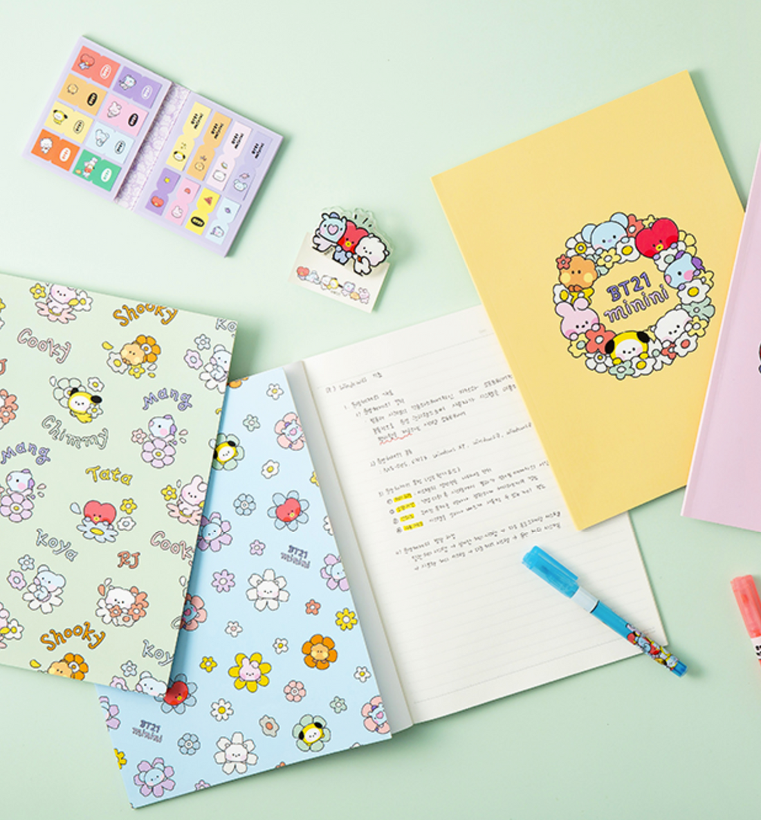 BT21 Ruled Notebook