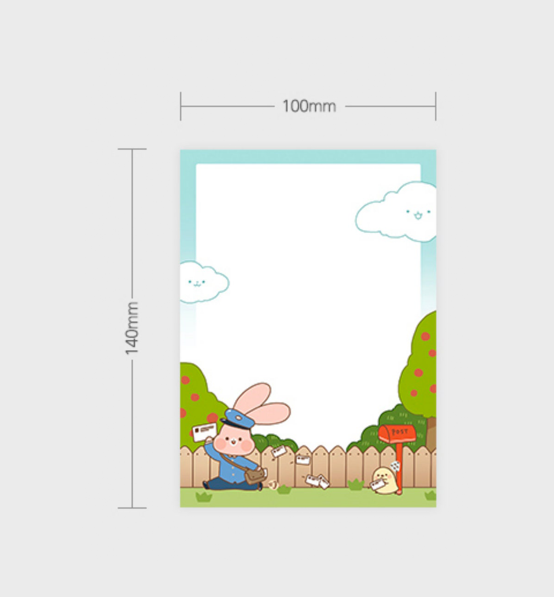 Rabbit Postman Memopad