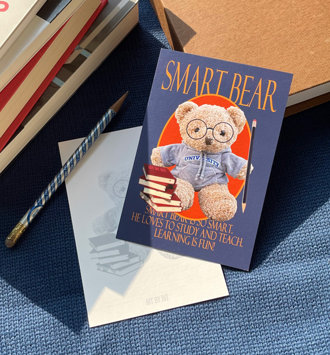 Smart Bear Postcard