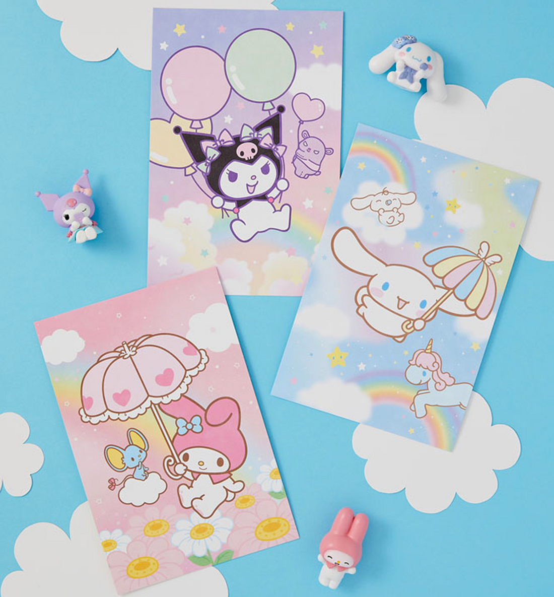 Sanrio Rainbow Postcard