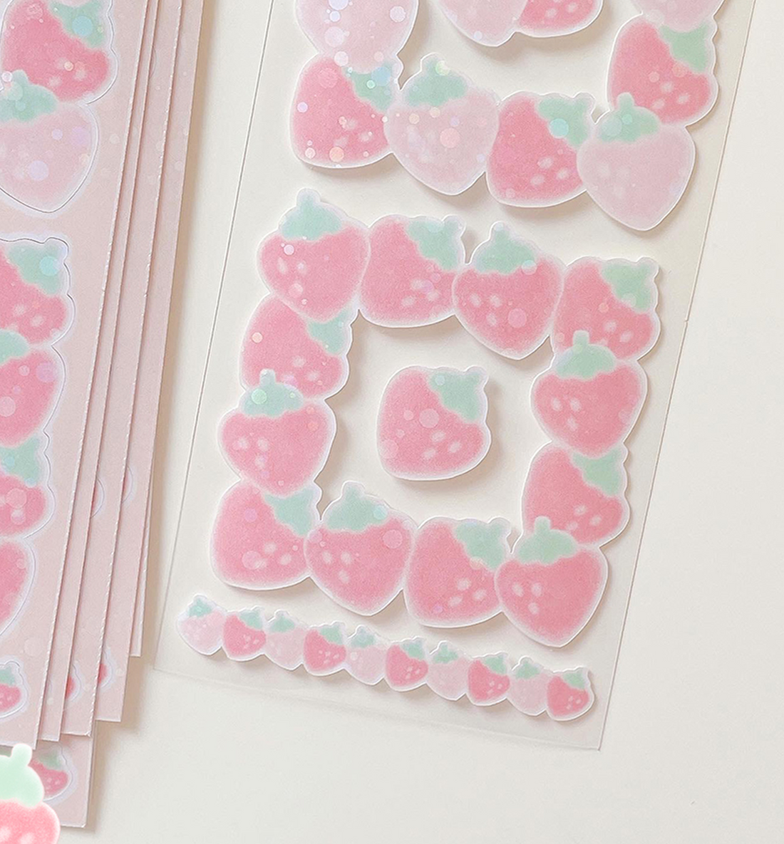 Mini Strawberry Frame Seal Sticker