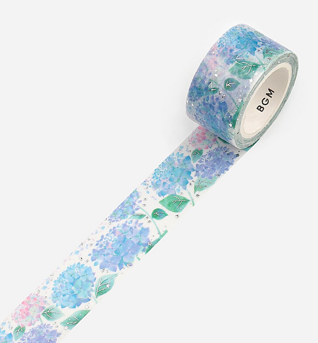 Summer Colorful Hydrangea Washi Tape [Foil Stamping]