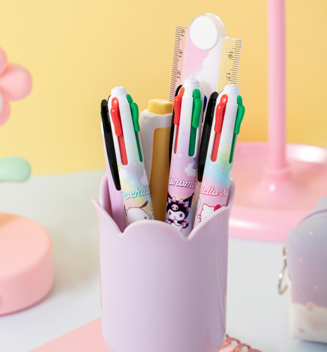 Sanrio Rainbow Ballpoint Pen [6 Designs]