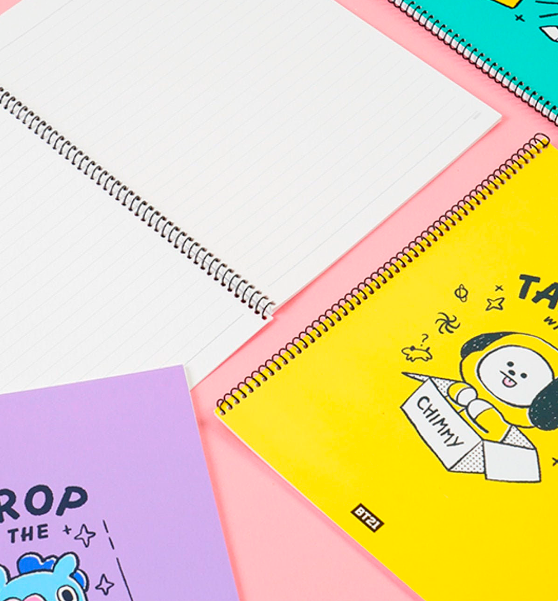 BT21 Spring Ruled Notebook