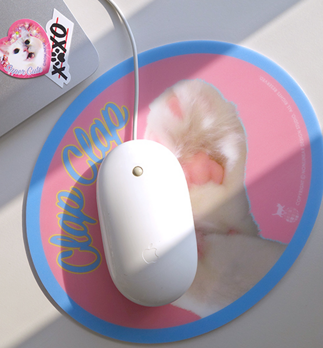 Boss Cat Mouse Mousepad [Pink]