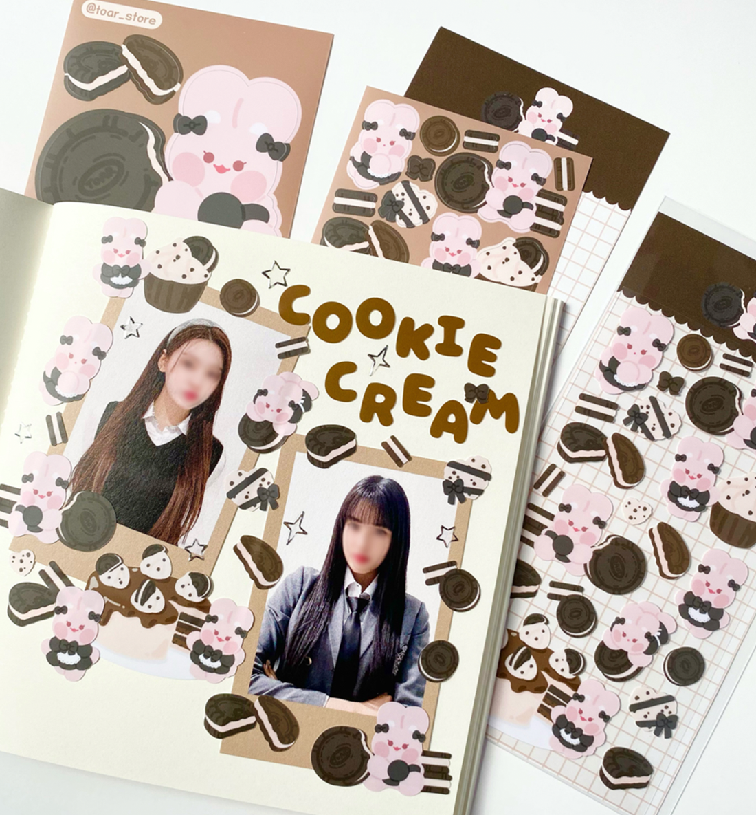 Cookie & Cream Seal Sticker