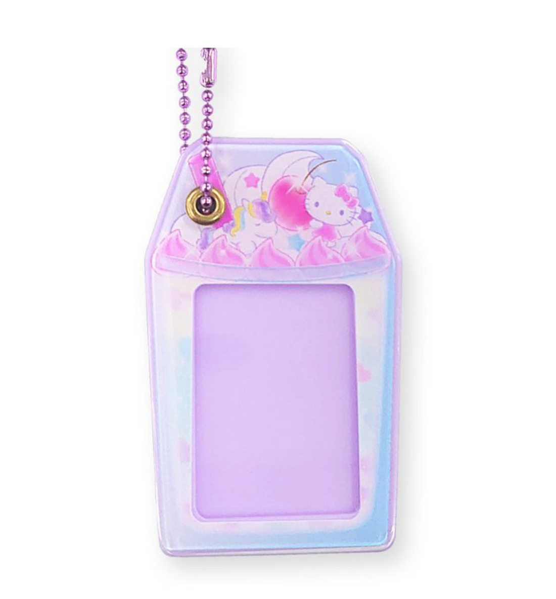 Hello Kitty Photo Holder Key Ring [Purple]