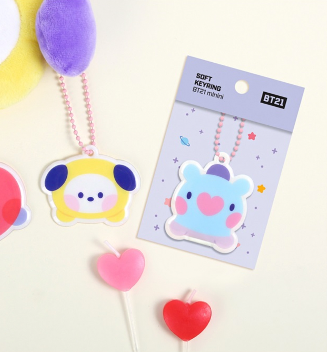 BT21 Minini Soft Keyring