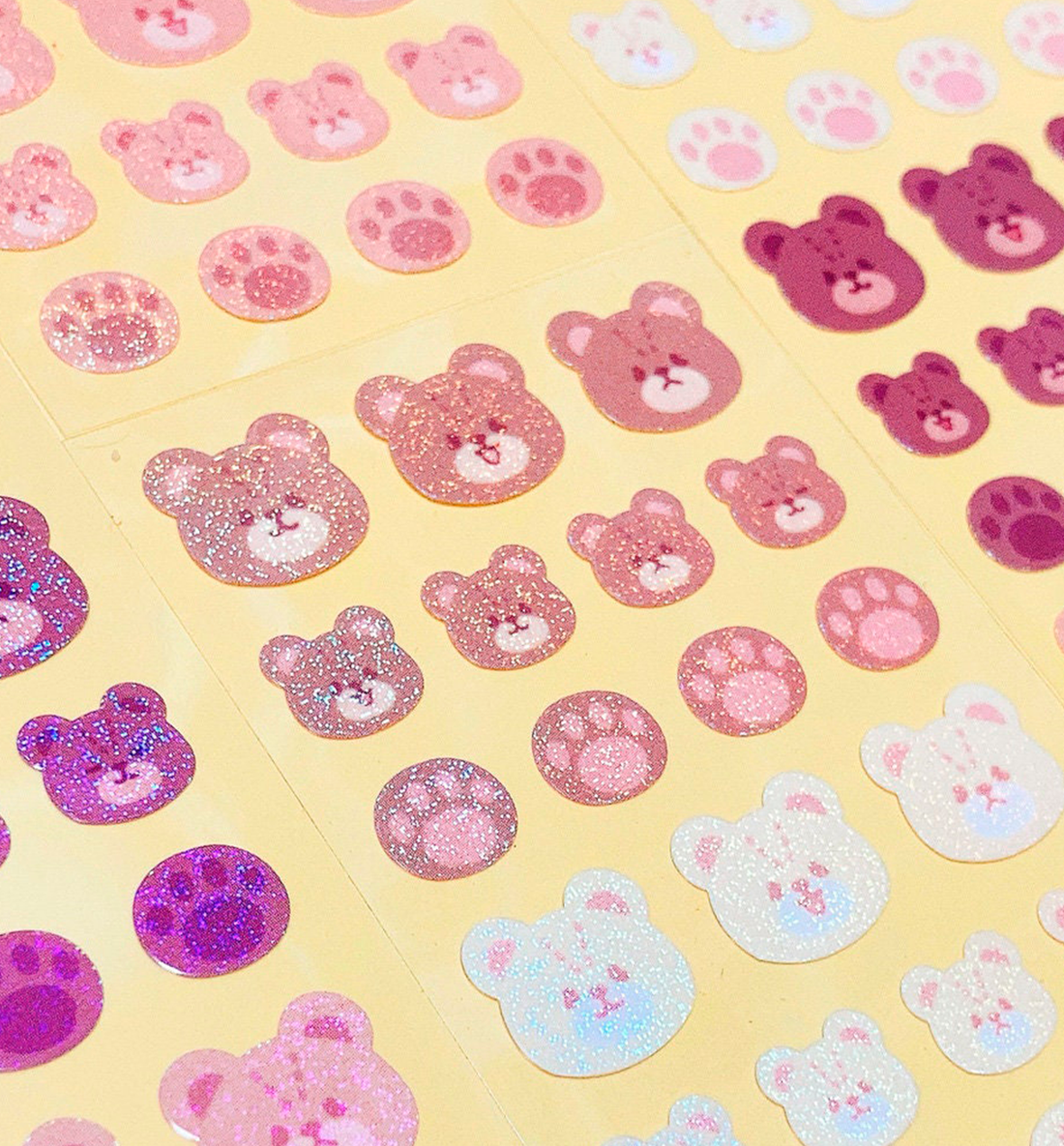 Cute Bear Seal Sticker