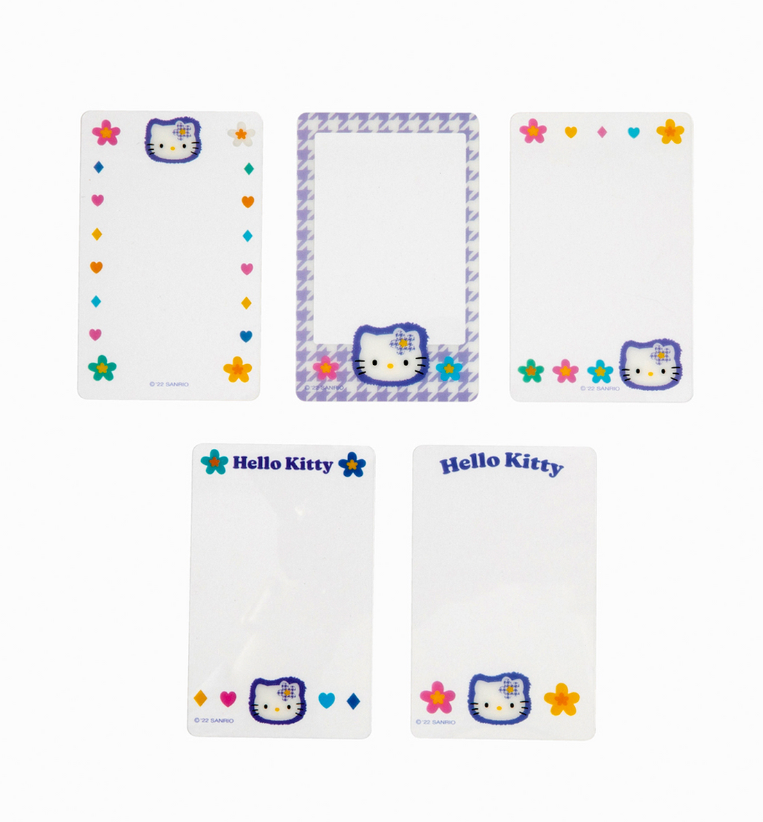 Hello Kitty Photo Frame [Check Flower Purple]