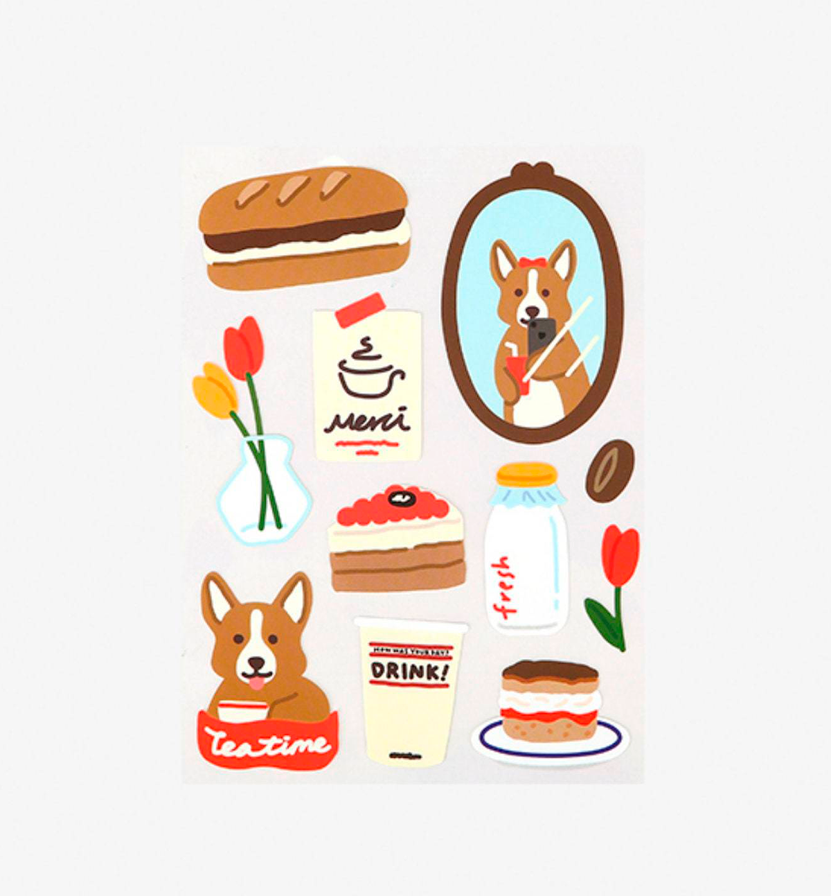 Corgi Burger Macaroon