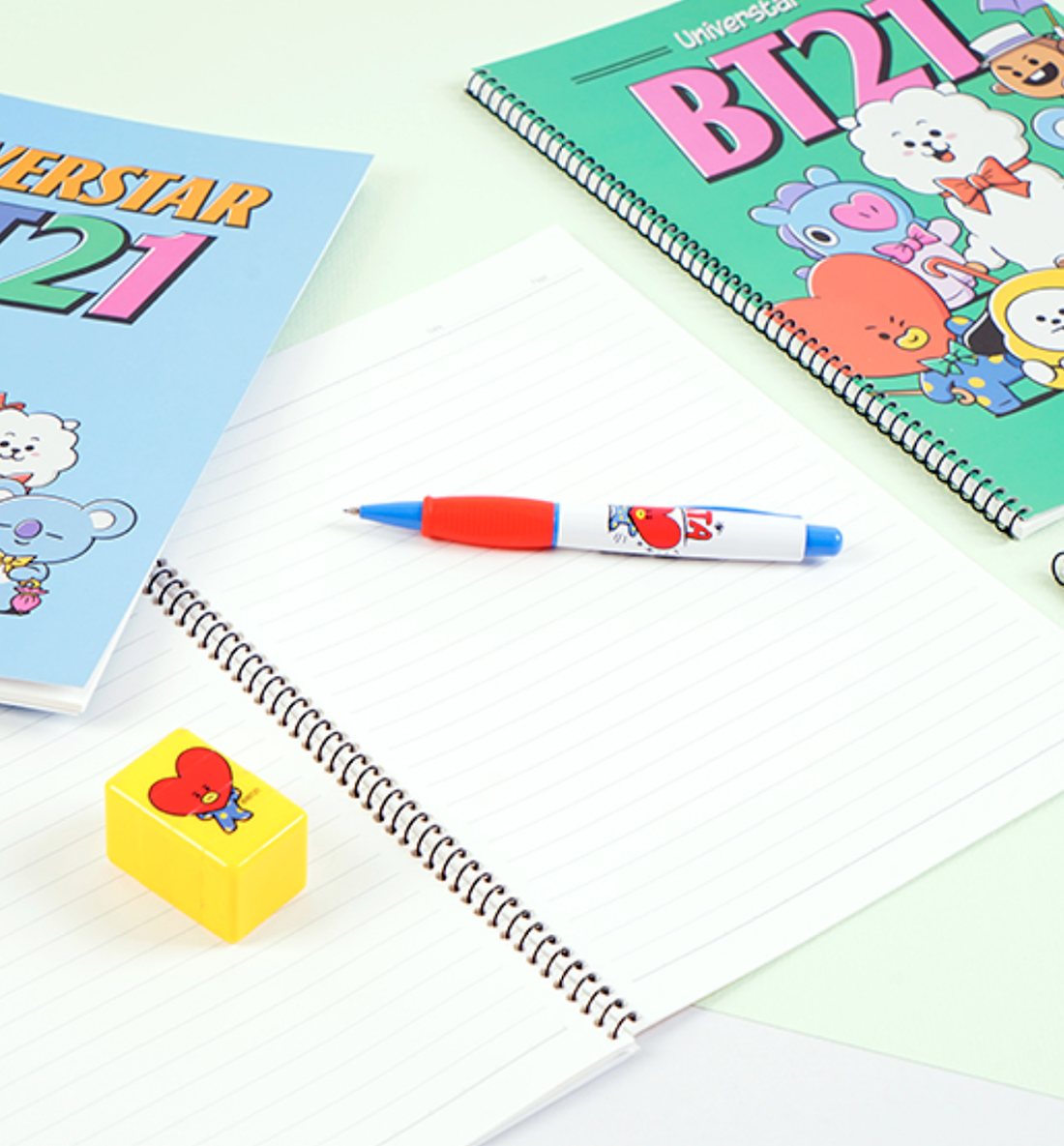 BT21 Spring Ruled Notebook