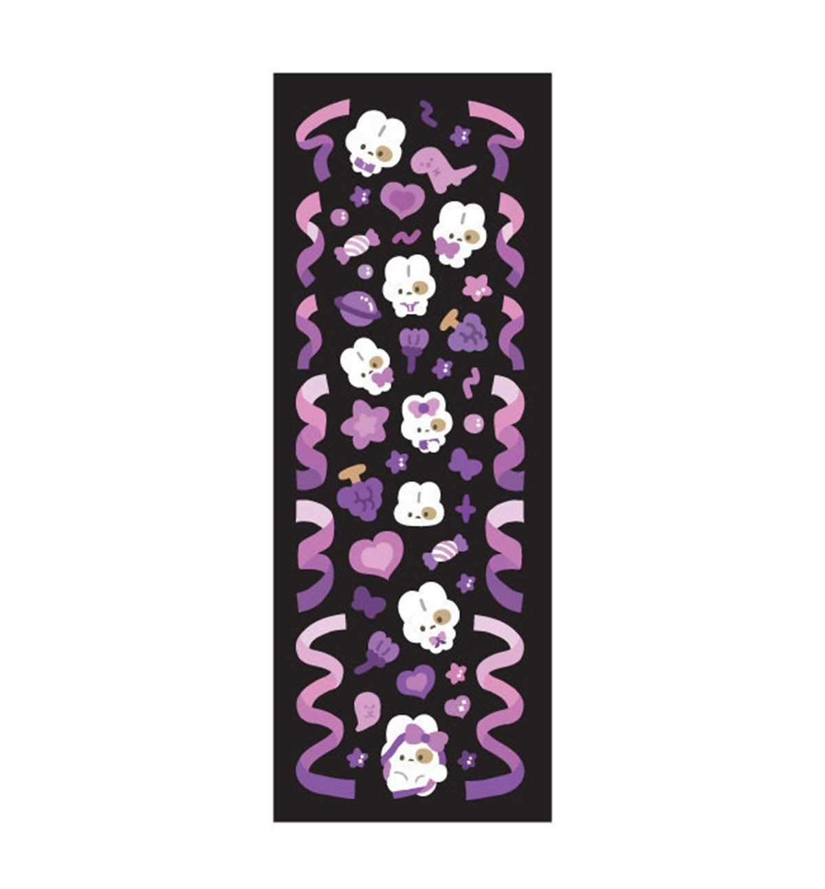 Hydrangea Confetti Seal Sticker [Purple]