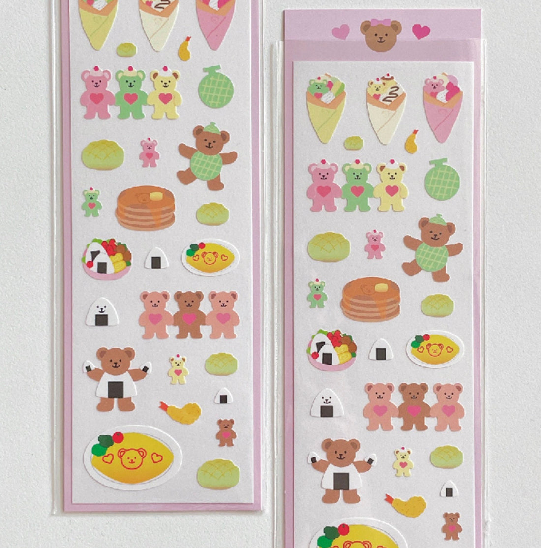 Food & Bear Seal Sticker