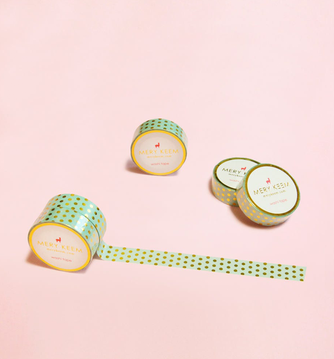 Polka Dots Washi Tape [Mint]