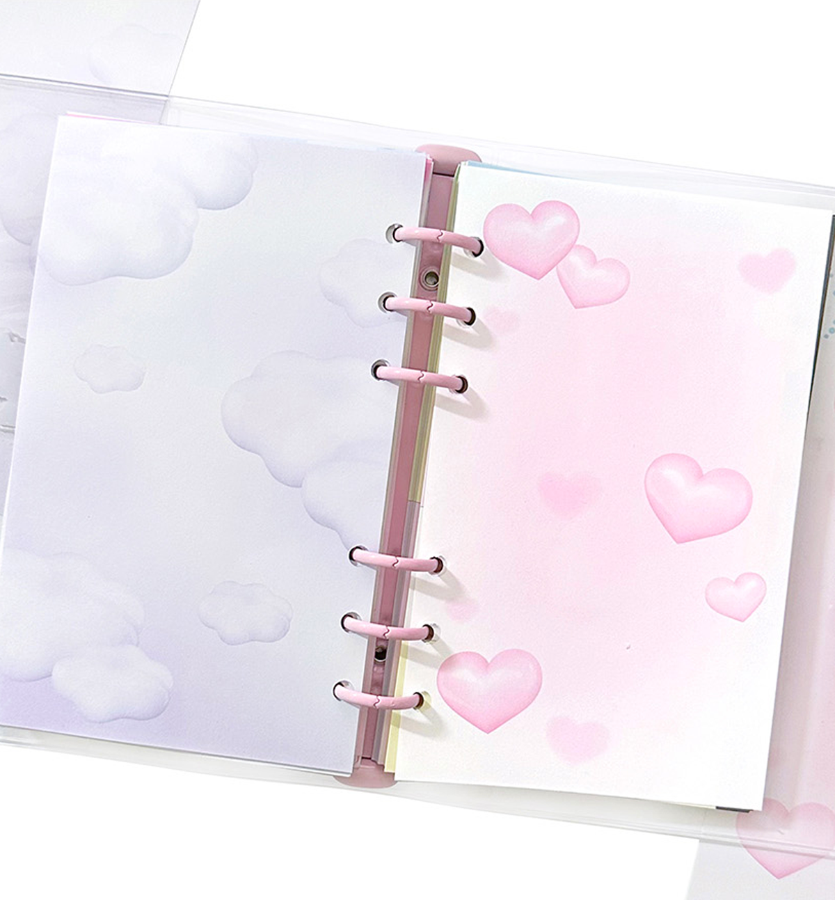 A6 Cloud Heart Paper Refill