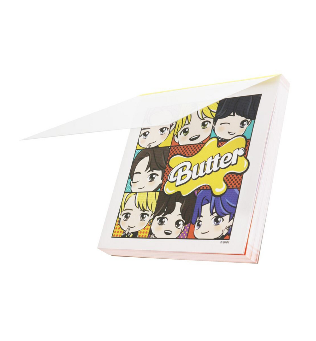 BTS TinyTAN Butter Square Memopad [Butter]