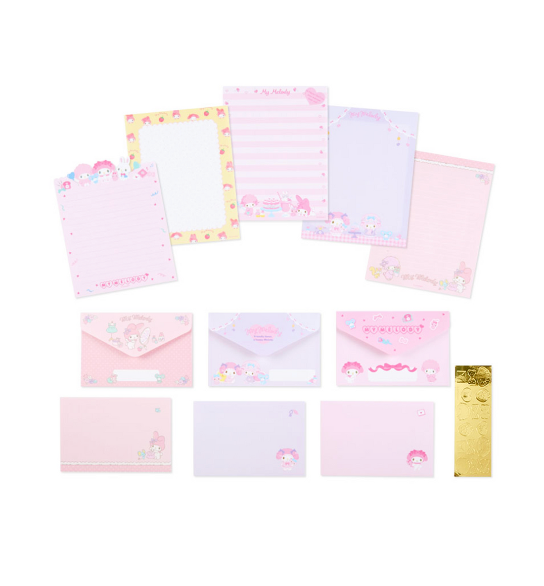 Sanrio My Melody Letter Set [Side by Side]