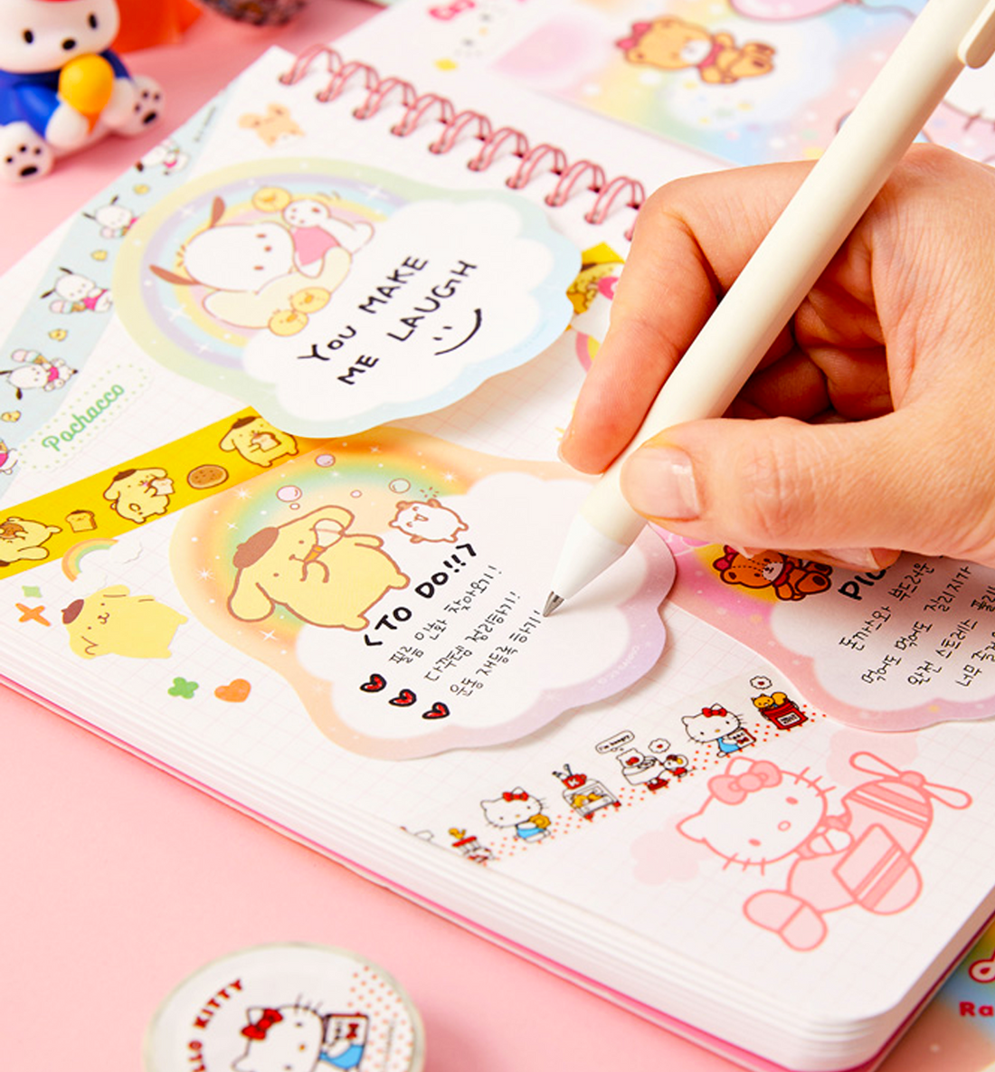 Sanrio Rainbow Sticky Memopad