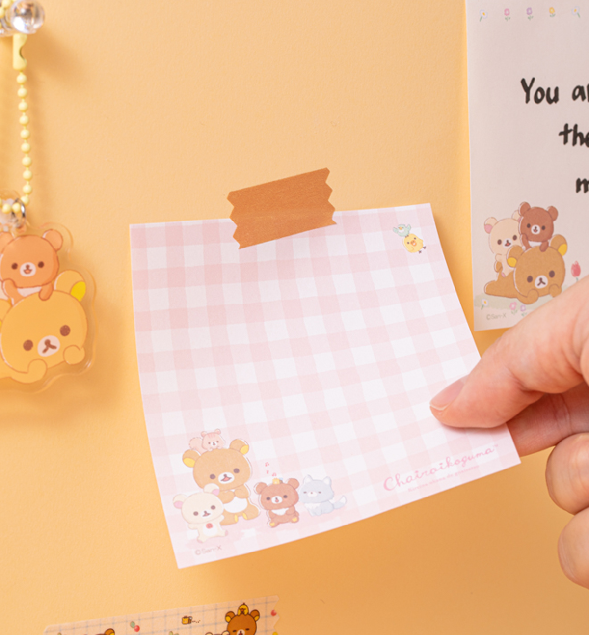 Rilakkuma Glitter Choiroikoguma Sticker Pack