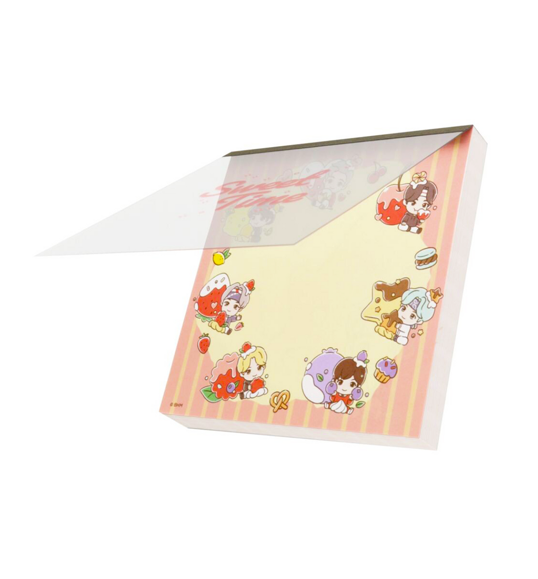 BTS TinyTAN Sweet Time Square Memopad [B]