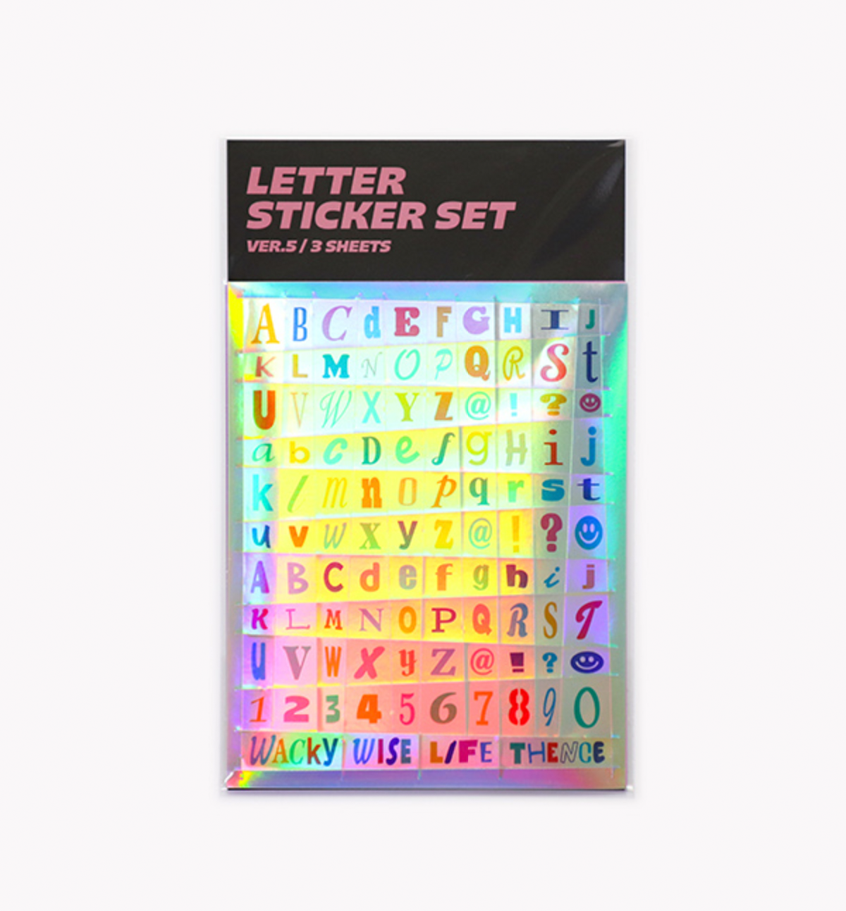 Letter Sticker Set Ver.6