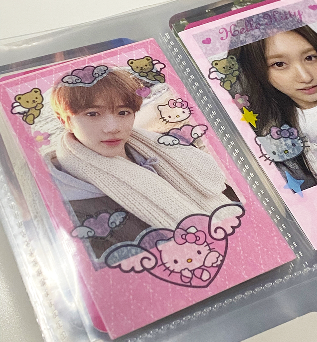 Hello Kitty Photocard Frame & Sticker [Strawberry]