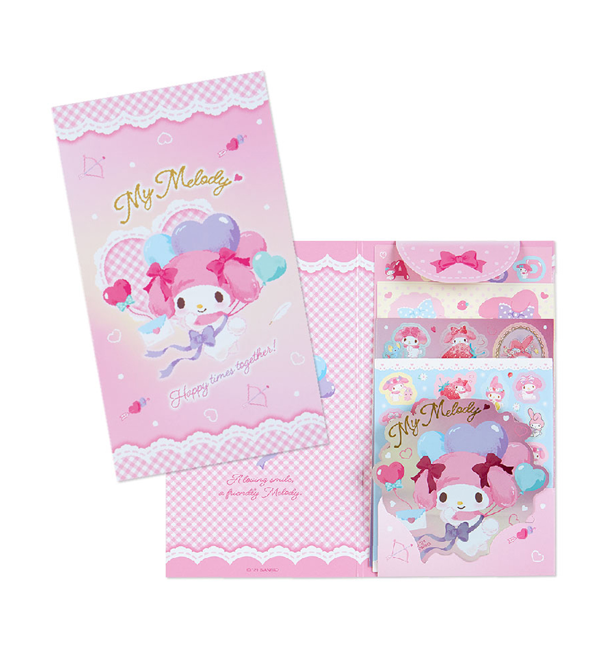 Japan Sanrio Volume Sticker Set - Hello Kitty