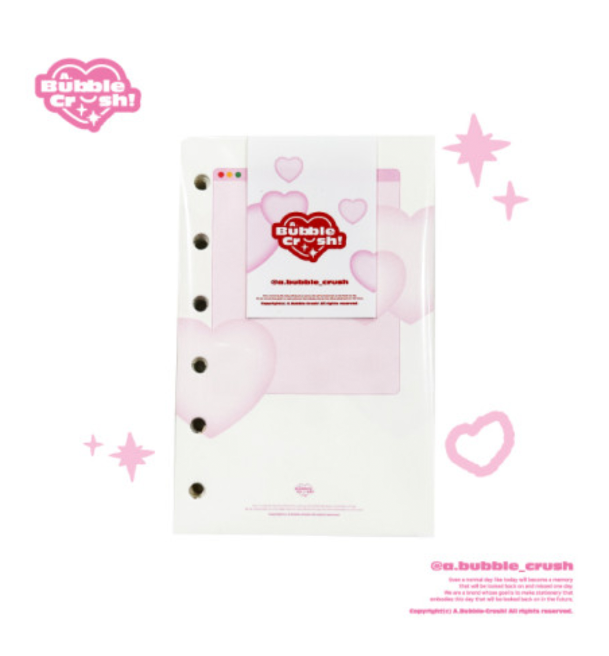 A5 Love Window Paper Refill